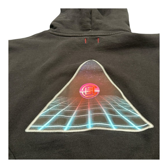 CLOT Dimension Hoodie Sweatshirt Graphic Print Black Size Men's Size XL - Picture 11 of 14